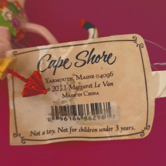 Cape Shore FLIRTY FEATHERS Retired "Bird of Paradise" Christmas Ornament - Picture 4 of 12